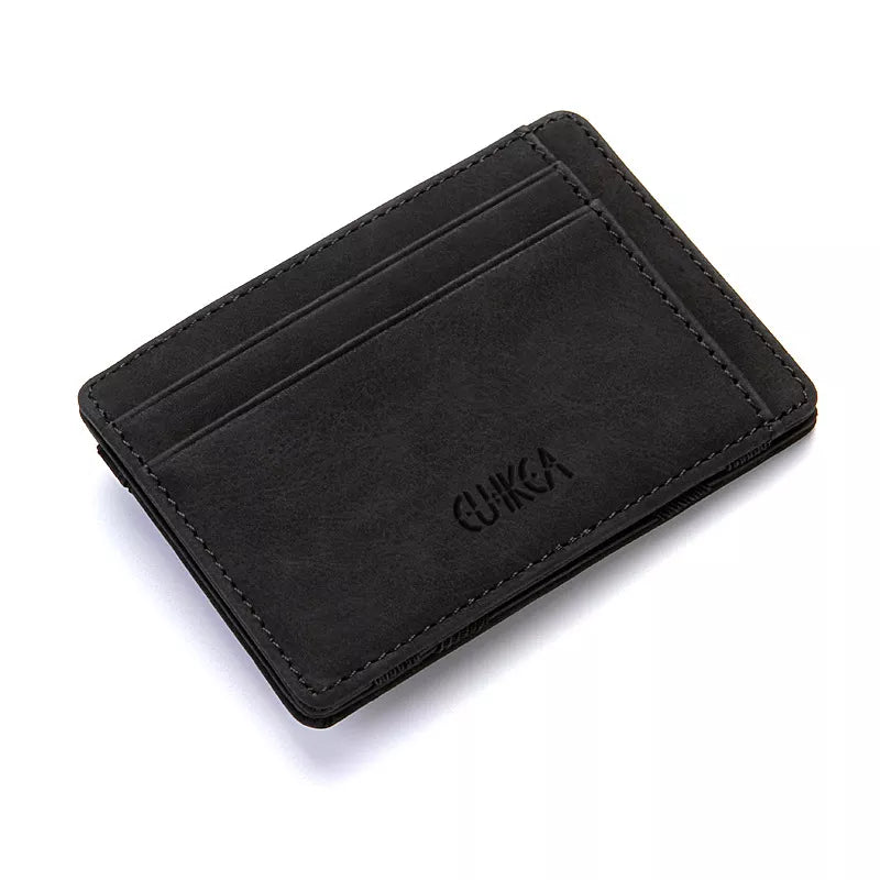 Magic Wallet Handcrafted Full Grain Leather Card Holder