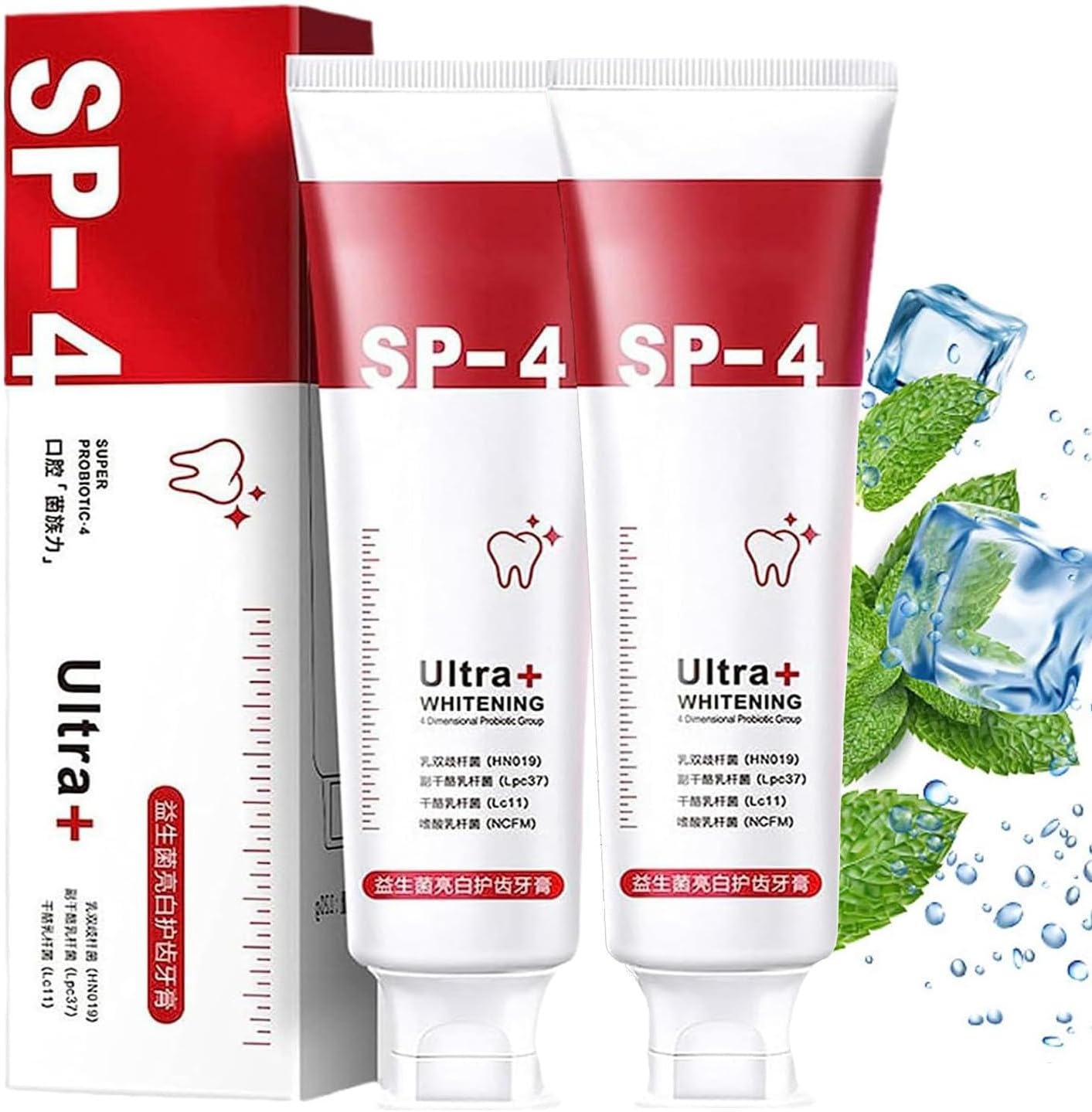 SP-4 Ultra Whitening, sp-4 Probiotic Whitening Toothpaste, SP4 Toothpaste Whitening1 Count