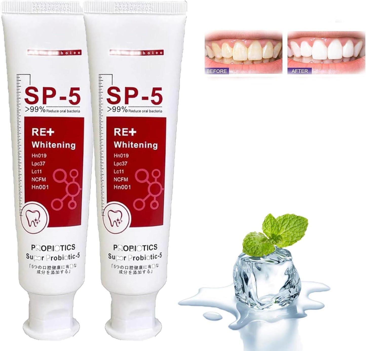 SP-5 Toothpaste, we2c Whitening Toothpaste, SP-5 Ultra Whitening Probiotic Toothpaste, Whitening Toothpaste SP 5, Whitening Toothpaste Teeth SP-5